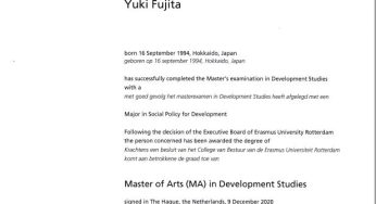 Erasmus Universiteit Rotterdam Master Diploma