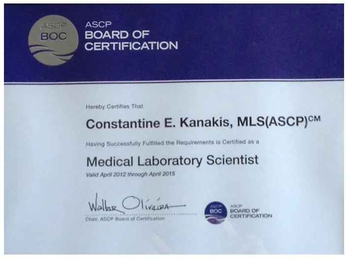 Ascp Certification Phlebotomy