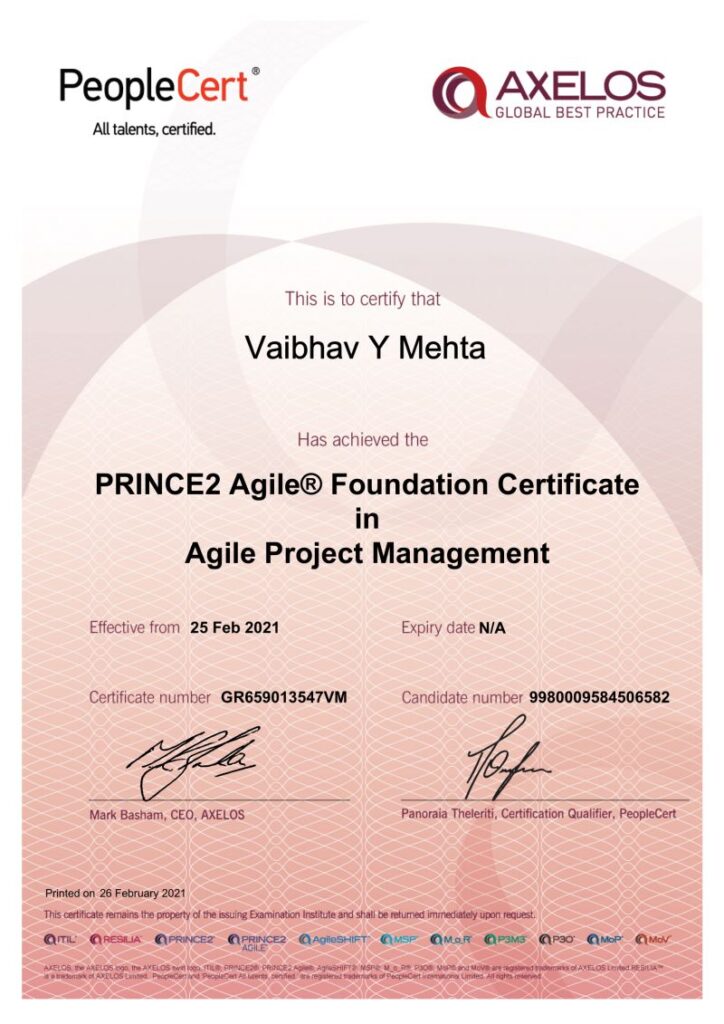 Axelos Certification