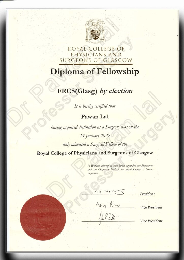 How To Get Frcs Degree