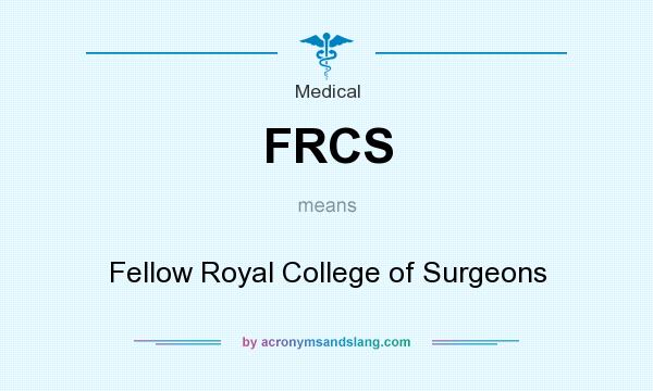 Mbbs Frcs Full Form